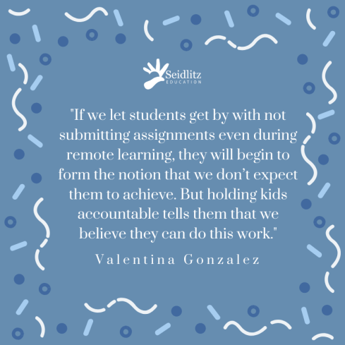 Valentina Gonzalez Holding Students Accountable During Remote Learning